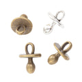 Zinc Alloy Baby Pacifier Charm Pendant for DIY Necklace Bracelet Jewelry Making view 4