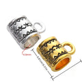 DIY Vintage Alloy Three Way Large Hole Bead Connector For Bracelet Necklace Jewelry view 1