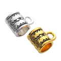 DIY Vintage Alloy Three Way Large Hole Bead Connector For Bracelet Necklace Jewelry view 4