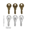 Zinc Alloy Key Charm Pendant No.788679 for DIY Necklace Bracelet Jewelry Making view 1