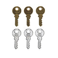 Zinc Alloy Key Charm Pendant No.788679 for DIY Necklace Bracelet Jewelry Making view 2