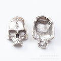 Zinc Alloy Skull Charm Pendant No.201814 for DIY Necklace Bracelet Jewelry Making view 3