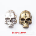 Zinc Alloy Skull Charm Pendant No.201814 for DIY Necklace Bracelet Jewelry Making view 1