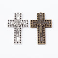 Zinc Alloy Cross Charm Pendant No.409832 for DIY Necklace Bracelet Jewelry Making view 4