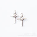 Zinc Alloy Cross Charm Pendant No.249937 for DIY Necklace Bracelet Jewelry Making view 5