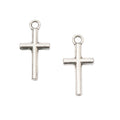Zinc Alloy Cross Charm Pendant No.169430 for DIY Necklace Bracelet Jewelry Making view 3