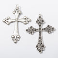 Zinc Alloy Cross Charm Pendant No.281013 for DIY Necklace Bracelet Jewelry Making view 3