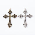 Zinc Alloy Cross Charm Pendant No.281013 for DIY Necklace Bracelet Jewelry Making view 4
