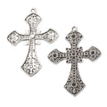 Zinc Alloy Cross Charm Pendant No.281110 for DIY Necklace Bracelet Jewelry Making view 3
