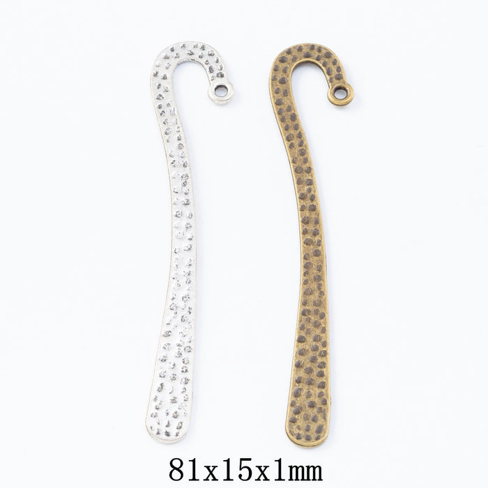Zinc Alloy Bookmark Charm Pendant No.917731 for DIY Necklace Bracelet Jewelry Making