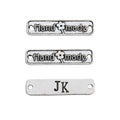 Zinc Alloy Handmade Tag Charm Pendant No.245243 for DIY Necklace Bracelet Jewelry Making view 3