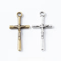Zinc Alloy Cross Charm Pendant No.916842 for DIY Necklace Bracelet Jewelry Making view 1