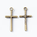 Zinc Alloy Cross Charm Pendant No.916842 for DIY Necklace Bracelet Jewelry Making view 2