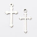 DIY Vintage Zinc Alloy Cross Pendants For Jewelry Making Zakka Style Necklace Accessories view 3