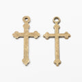 DIY Vintage Zinc Alloy Cross Pendants For Jewelry Making Zakka Style Necklace Accessories view 2