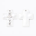 Zinc Alloy Cross Charm Pendant No.760339 for DIY Necklace Bracelet Jewelry Making view 4