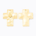 Zinc Alloy Cross Charm Pendant No.760339 for DIY Necklace Bracelet Jewelry Making view 3