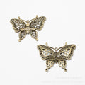 Zinc Alloy Butterfly Charm Pendant No.175363 for DIY Necklace Bracelet Jewelry Making view 2