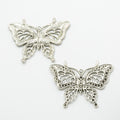 Zinc Alloy Butterfly Charm Pendant No.175363 for DIY Necklace Bracelet Jewelry Making view 3