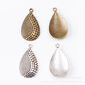 Zinc Alloy Teardrop Charm Pendant No.895234 for DIY Necklace Bracelet Jewelry Making view 2