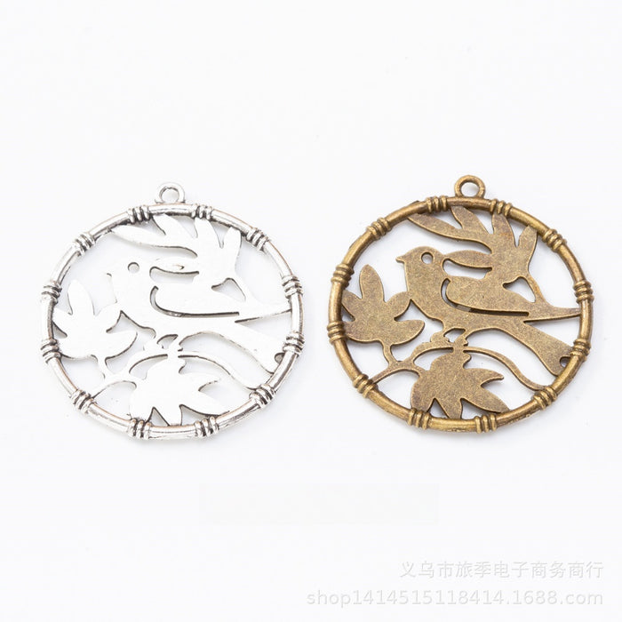 Zinc Alloy Birdcage Charm Pendant No.410378 for DIY Necklace Bracelet Jewelry Making