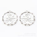 Zinc Alloy Birdcage Charm Pendant No.410378 for DIY Necklace Bracelet Jewelry Making view 2