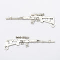 Zinc Alloy Gun Charm Pendant No.473002 for DIY Necklace Bracelet Jewelry Making view 3