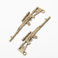 Zinc Alloy Gun Charm Pendant No.473002 for DIY Necklace Bracelet Jewelry Making view 2