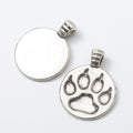 Zinc Alloy Bear Paw Charm Pendant No.249152 for DIY Necklace Bracelet Jewelry Making view 2