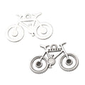 Zinc Alloy Bicycle Charm Pendant No.520337 for DIY Necklace Bracelet Jewelry Making view 2