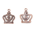 Zinc Alloy Crown Charm Pendant No.897186 for DIY Necklace Bracelet Jewelry Making view 2