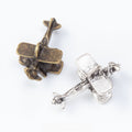 Zinc Alloy Airplane Charm Pendant No.552642 for DIY Necklace Bracelet Jewelry Making view 1