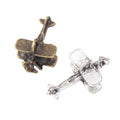 Zinc Alloy Airplane Charm Pendant No.552642 for DIY Necklace Bracelet Jewelry Making view 2