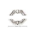 DIY Vintage Alloy Wing Spacer Beads For Bracelet Necklace Jewelry Making Accessories view 3