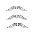Vintage Zinc Alloy Pierced Wing Spacer Beads For DIY Bracelet And Necklace Jewelry view 4