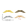 Vintage Zinc Alloy Pierced Wing Spacer Beads For DIY Bracelet And Necklace Jewelry view 1