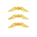 Vintage Zinc Alloy Pierced Wing Spacer Beads For DIY Bracelet And Necklace Jewelry view 3