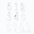 Zinc Alloy Number 0-9 Charm Pendant No.659884 for DIY Necklace Bracelet Jewelry Making view 4