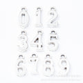 Zinc Alloy Number 0-9 Charm Pendant No.659884 for DIY Necklace Bracelet Jewelry Making view 5