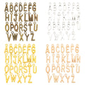 Zinc Alloy Letter A-Z Charm Pendant No.203547 for DIY Necklace Bracelet Jewelry Making view 1
