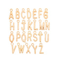 Zinc Alloy Letter A-Z Charm Pendant No.203547 for DIY Necklace Bracelet Jewelry Making view 2