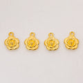 DIY Vintage Alloy Rose Flower Pendant Charm Jewelry Accessory For Necklace Bracelet Making view 4