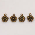 DIY Vintage Alloy Rose Flower Pendant Charm Jewelry Accessory For Necklace Bracelet Making view 2