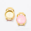 Zinc Alloy Clock Charm Pendant No.510046 for DIY Necklace Bracelet Jewelry Making view 3