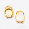 Zinc Alloy Clock Charm Pendant No.510046 for DIY Necklace Bracelet Jewelry Making view 4