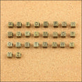 Zinc Alloy Letter A-Z Charm Pendant No.918663 for DIY Necklace Bracelet Jewelry Making view 4