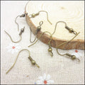 2mm Antique Bronze Spring Earring Hooks For DIY Jewelry Making Accessories Earrings view 2