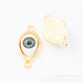 Zinc Alloy Eye Charm Pendant No.956157 for DIY Necklace Bracelet Jewelry Making view 3