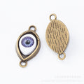 Zinc Alloy Eye Charm Pendant No.956157 for DIY Necklace Bracelet Jewelry Making view 2