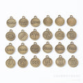 Zinc Alloy Zodiac Signs Charm Pendant No.529066 for DIY Necklace Bracelet Jewelry Making view 3